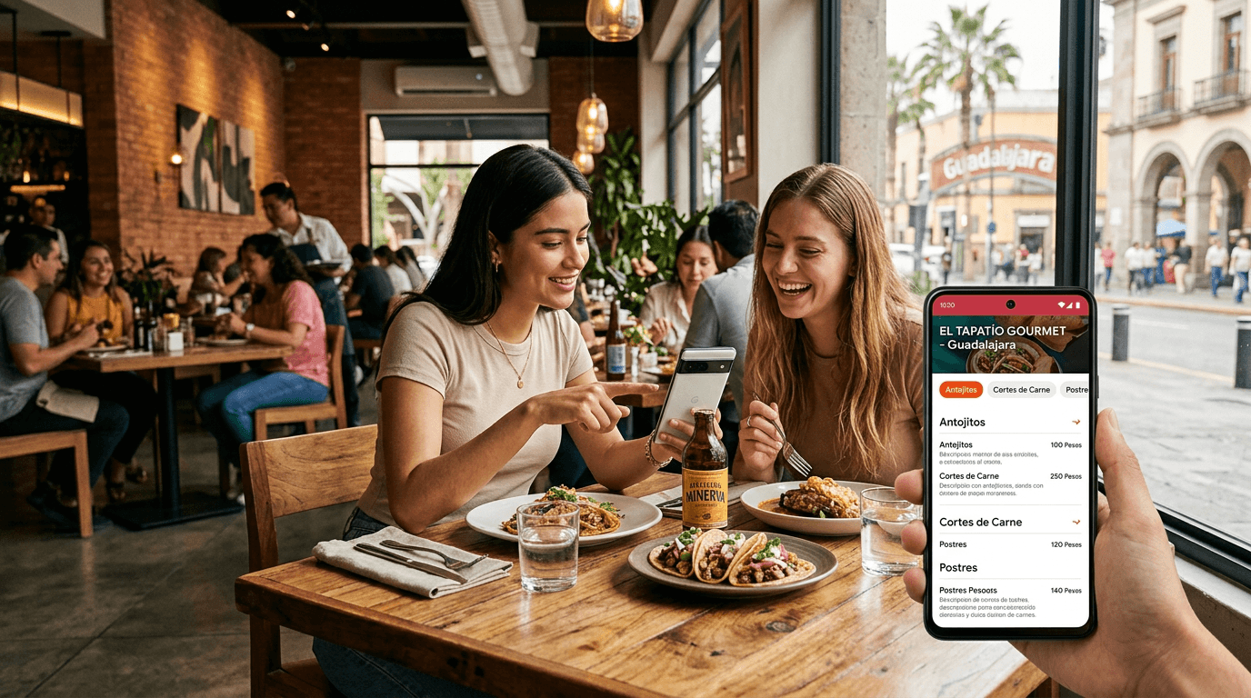 Todo sobre menu digital para restaurantes en guadalajara