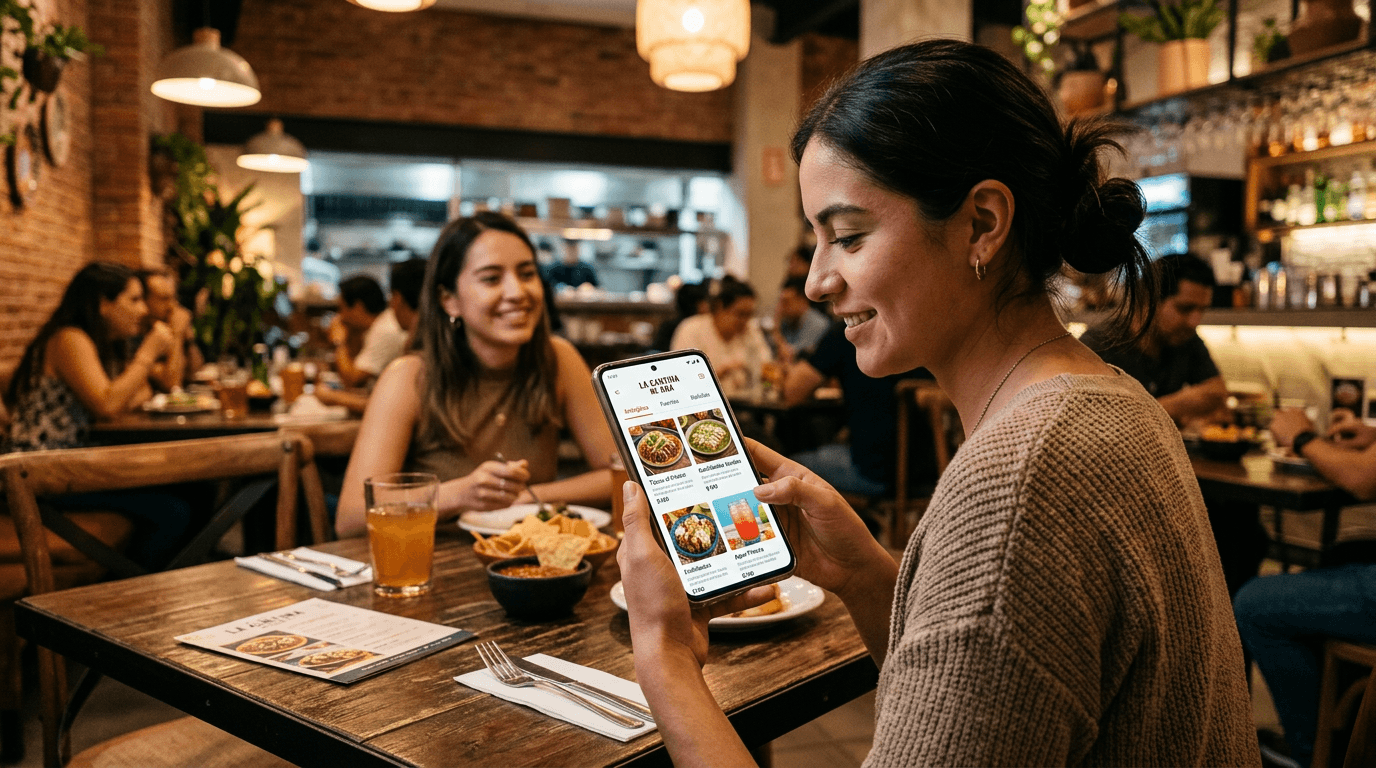 Guia actualizada de plantilla menu digital restaurante en Mexico en Culiacán